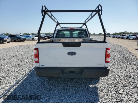 2021 Ford F-150 XL with VIN 1FTMF1CP5MKF10546, listed as a Copart auction lot 50216635 with Not provided miles and Salvage title. Bid and sale history available at DreamBid. Image 6.