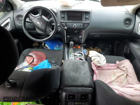 2015 Nissan Pathfinder S with VIN 5N1AR2MM1FC671098, listed as a Copart auction lot 64360135 with 140,060 mi miles and Salvage title. Bid and sale history available at DreamBid. Image 8.