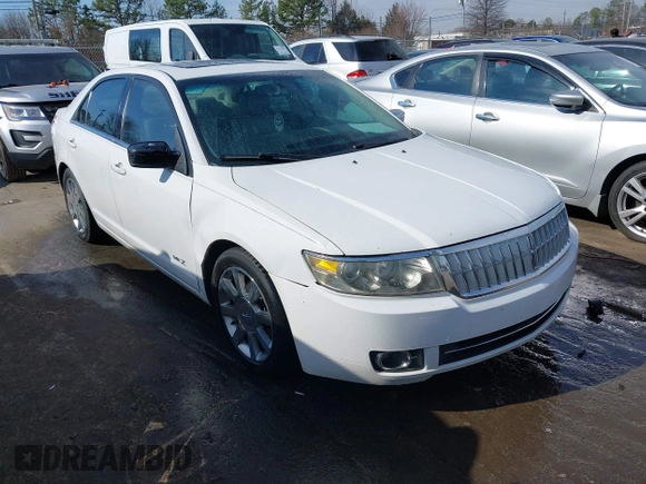 2007 Lincoln MKZ with VIN 3LNHM26T17R658422, listed as a IAAI auction lot 41664962 with 239,576 mi miles. Bid and sale history available at carsss.com. Image 1.