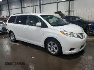 2016 Toyota Sienna LE AAS with VIN 5TDKK3DC9GS705508, listed as a Copart auction lot 43734375 with 109,350 mi miles and Salvage Title. Bid and sale history available at DreamBid. Image 4.