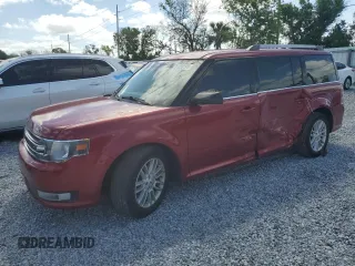 2013 Ford Flex SEL with VIN 2FMGK5C89DBD14902, listed as a Copart auction lot 51850195 with 92,011 mi miles and Salvage Title. Bid and sale history available at carsss.com. Image 1.