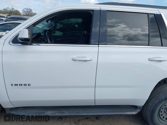 2019 Chevrolet Tahoe LT with VIN 1GNSCBKC3KR160818, listed as a IAAI auction lot 41787468 with 174,691 mi miles and . Bid and sale history available at DreamBid. Image 14.
