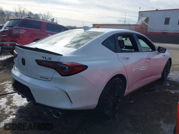 2022 Acura TLX Type S with VIN 19UUB7F00NA000479, listed as a IAAI auction lot 41564826 with 94,162 mi miles and . Bid and sale history available at DreamBid. Image 4.
