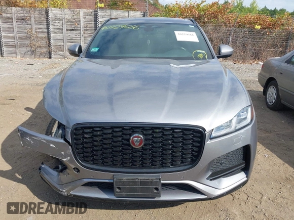 2022 Jaguar F-Pace S with VIN SADCJ2EX0NA702000, listed as a IAAI auction lot 40229566 with 36,593 mi miles and . Bid and sale history available at DreamBid. Image 12.