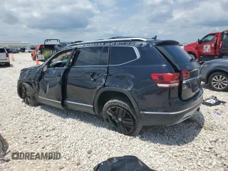 2018 Volkswagen Atlas SEL Premium with VIN 1V2NR2CA4JC529249, listed as a Copart auction lot 56370565 with Not provided miles and Salvage title. Bid and sale history available at DreamBid. Image 2.