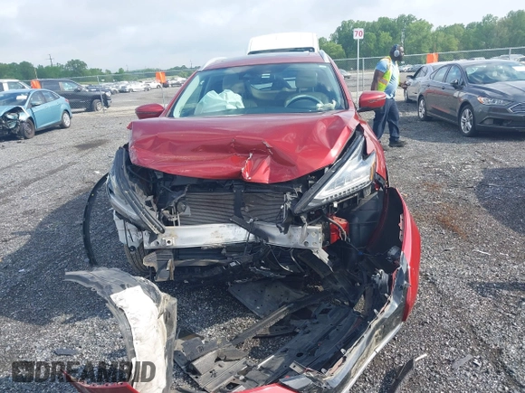 2019 Nissan Murano SL z VIN 5N1AZ2MSXKN122450, wystawiony jako IAAI lot #42193004 z przebiegiem 35 388 mil mil oraz . Historia ofert i sprzedaży dostępna na DreamBid. Obrazek 12.