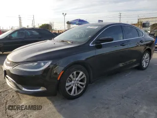 2015 Chrysler 200 Limited with VIN 1C3CCCABXFN694718, listed as a Copart auction lot 45916885 with 124,412 mi miles and Salvage Title. Bid and sale history available at DreamBid. Image 1.