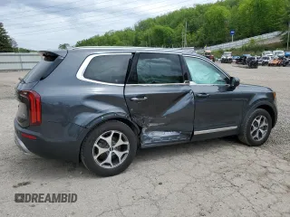 2021 Kia Telluride EX with VIN 5XYP3DHCXMG148538, listed as a Copart auction lot 56045245 with 51,998 mi miles and Salvage title. Bid and sale history available at DreamBid. Image 3.