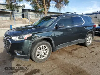 2018 Chevrolet Traverse LT Cloth with VIN 1GNERGKWXJJ264125, listed as a Copart auction lot 59966105 with 86,996 mi miles and Salvage title. Bid and sale history available at DreamBid. Image 1.