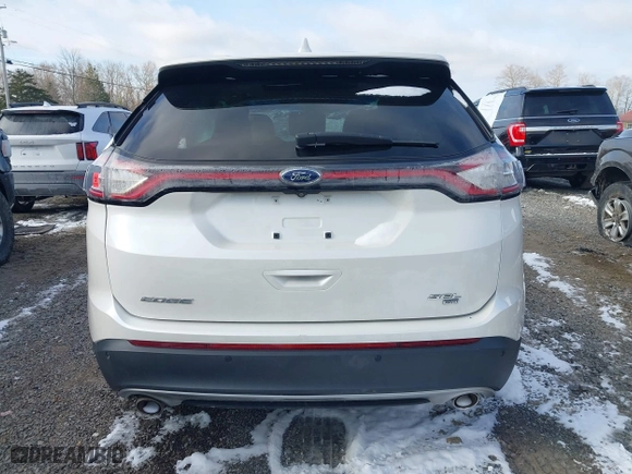 2015 Ford Edge SEL with VIN 2FMTK4J82FBC21587, listed as a IAAI auction lot 41592046 with 107,573 mi miles. Bid and sale history available at carsss.com. Image 16.