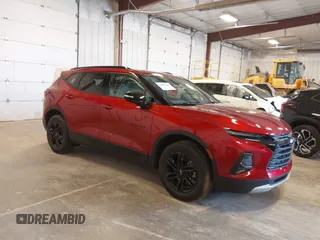 2022 Chevrolet Blazer LT z VIN 3GNKBJRS5NS137892, wystawiony jako IAAI lot #41883920 z przebiegiem 22 279 mil mil oraz . Historia ofert i sprzedaży dostępna na DreamBid. Obrazek 1.