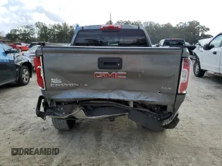 2020 GMC Canyon 2WD SLE with VIN 1GTG5CEN9L1118892, listed as a Copart auction lot 43500175 with 53,587 mi miles and Salvage Title. Bid and sale history available at carsss.com. Image 6.