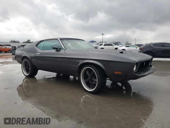 1973 Ford Mustang с VIN 0000003F02F112389, выставлен на аукционе Copart как лот 46846635 с пробегом 48 983 миль миль и Чистый • Clean title. История ставок и продаж доступна на DreamBid. Изображение 4.