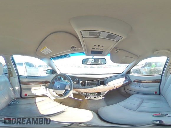 2006 Mercury Grand Marquis LS Premium with VIN 2MEFM75V76X627623, listed as a Copart auction lot 49158575 with 128,066 mi miles and Salvage Title. Bid and sale history available at DreamBid. Image 13.