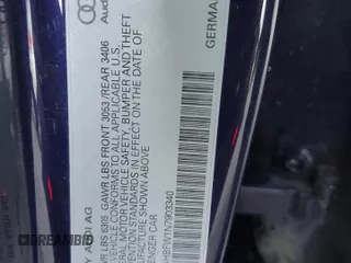 2022 Audi RS e-tron GT z VIN WAUAHBFW1N7903340, wystawiony jako Copart lot #79074014 z przebiegiem 13 755 mil mil oraz Szkody całkowita. Historia ofert i sprzedaży dostępna na DreamBid. Obrazek 12.