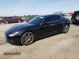 2018 Maserati Ghibli with VIN ZAM57XSA5J1286080, listed as a Copart auction lot 44283304 with 57,328 mi miles. Bid and sale history available at carsss.com. Image 1.