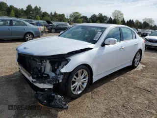 2014 Hyundai Genesis 3.8L z VIN KMHGC4DD8EU260247, wystawiony jako Copart lot #55035175 z przebiegiem 155 573 mil mil oraz Szkoda całkowita • Salvage title. Historia ofert i sprzedaży dostępna na DreamBid. Obrazek 1.