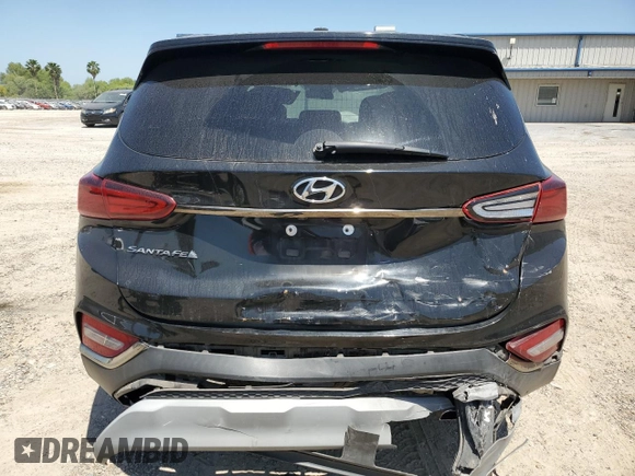 2019 Hyundai Santa Fe SE with VIN 5NMS23AD7KH008783, listed as a Copart auction lot 52349385 with 61,200 mi miles and Salvage Title. Bid and sale history available at carsss.com. Image 6.
