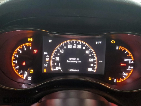 2017 Dodge Durango Citadel Anodized Platinum with VIN 1C4RDHEG8HC748327, listed as a Copart auction lot 39654524 with 137,966 mi miles and . Bid and sale history available at DreamBid. Image 9.