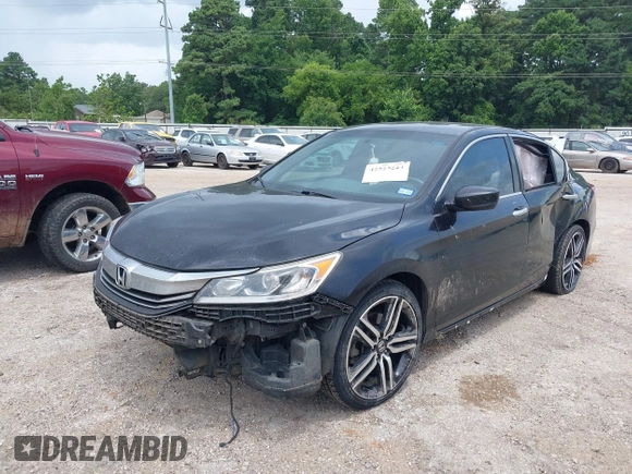 2016 Honda Accord Sport with VIN 1HGCR2F52GA243672, listed as a IAAI auction lot 42525224 with 240,818 mi miles and . Bid and sale history available at DreamBid. Image 2.
