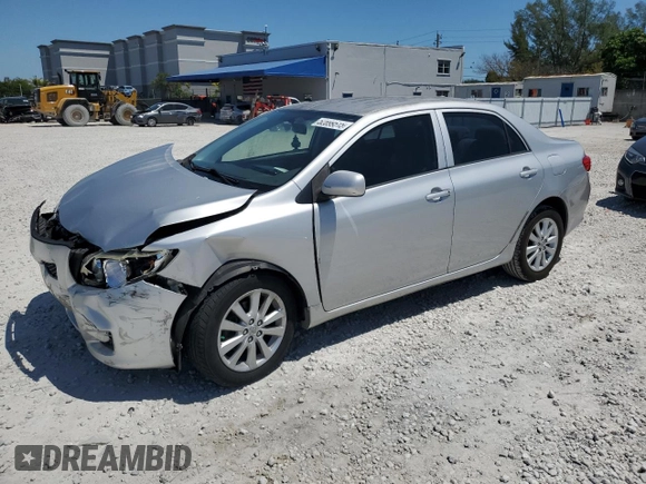 2009 Toyota Corolla with VIN JTDBL40E299062723, listed as a Copart auction lot 52899515 with 183,666 mi miles and Salvage Title. Bid and sale history available at carsss.com. Image 1.