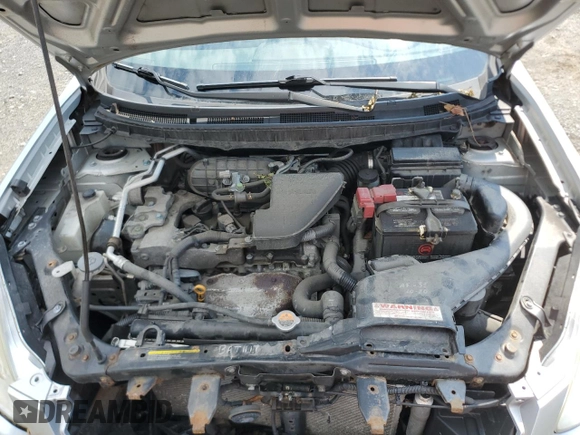 2012 Nissan Rogue S with VIN JN8AS5MV6CW369629, listed as a Copart auction lot 63450225 with 117,597 mi miles and Salvage title. Bid and sale history available at DreamBid. Image 12.