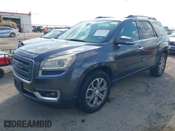 2014 GMC Acadia SLT with VIN 1GKKRRKD4EJ221383, listed as a IAAI auction lot 40396280 with 168,757 mi miles. Bid and sale history available at carsss.com. Image 2.