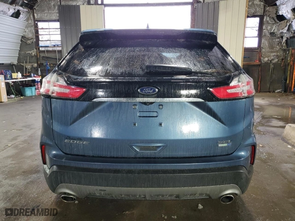 2019 Ford Edge SEL with VIN 2FMPK4J97KBB33669, listed as a Copart auction lot 46812925 with 0 mi miles and Salvage Title. Bid and sale history available at carsss.com. Image 6.