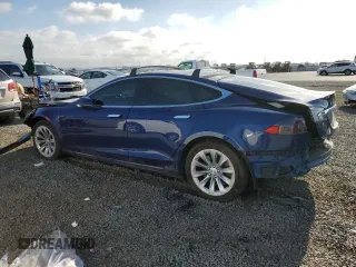 2020 Tesla Model S Long Range with VIN 5YJSA1E27LF361351, listed as a Copart auction lot 56239615 with 91,380 mi miles and Salvage title. Bid and sale history available at DreamBid. Image 2.