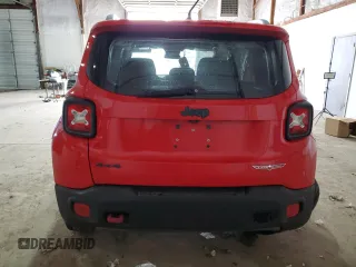 2015 Jeep Renegade Trailhawk with VIN ZACCJBCT3FPB27436, listed as a Copart auction lot 47362655 with 96,520 mi miles and Salvage title. Bid and sale history available at DreamBid. Image 6.