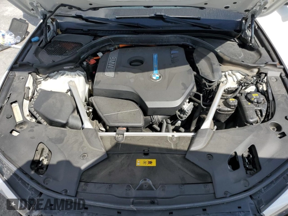 2020 BMW 5 Series 530e with VIN WBAJA9C07LCD08710, listed as a Copart auction lot 56542835 with Not provided miles and Salvage title. Bid and sale history available at DreamBid. Image 11.