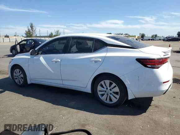 2022 Nissan Sentra S z VIN 3N1AB8BV9NY252853, wystawiony jako Copart lot #49887135 z przebiegiem 41 649 mil mil oraz Szkoda całkowita • Salvage title. Historia ofert i sprzedaży dostępna na DreamBid. Obrazek 2.