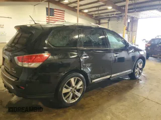 2013 Nissan Pathfinder Platinum with VIN 5N1AR2MM3DC637659, listed as a Copart auction lot 57296695 with 146,829 mi miles and Salvage title. Bid and sale history available at DreamBid. Image 3.