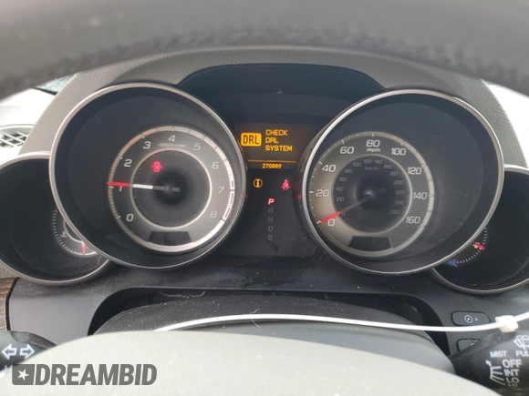2013 Acura MDX with VIN 2HNYD2H2XDH519397, listed as a Copart auction lot 53609445 with 270,889 mi miles and Salvage title. Bid and sale history available at DreamBid. Image 9.