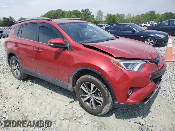 2017 Toyota RAV4 XLE with VIN JTMWFREVXHJ109184, listed as a Copart auction lot 54537185 with 58,149 mi miles and Salvage Title. Bid and sale history available at DreamBid. Image 4.