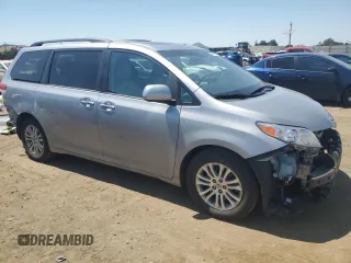 2012 Toyota Sienna XLE AAS with VIN 5TDYK3DC1CS204598, listed as a Copart auction lot 62293015 with 76,108 mi miles and Salvage title. Bid and sale history available at DreamBid. Image 4.