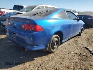 2006 Acura RSX with VIN JH4DC54826S017335, listed as a Copart auction lot 74480334 with 154,275 mi miles and Salvage Title. Bid and sale history available at carsss.com. Image 3.