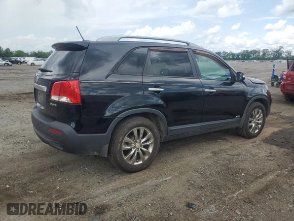 2011 Kia Sorento EX with VIN 5XYKUDA23BG037514, listed as a Copart auction lot 55609025 with 186,135 mi miles and Clean Title. Bid and sale history available at DreamBid. Image 3.