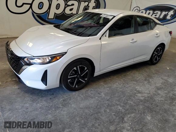 2024 Nissan Sentra SV with VIN 3N1AB8CV3RY352788, listed as a Copart auction lot 54801595 with 28,453 mi miles and Clean Title. Bid and sale history available at DreamBid. Image 1.