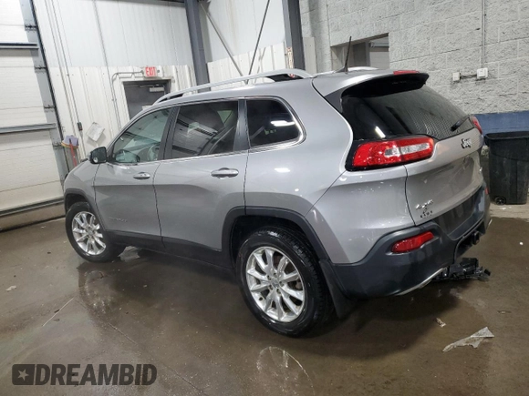 2016 Jeep Cherokee Limited with VIN 1C4PJMDB2GW213358, listed as a Copart auction lot 46041085 with 97,239 mi miles and Salvage Title. Bid and sale history available at DreamBid. Image 2.