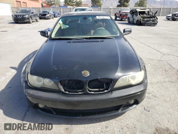 2005 BMW 3 Series 330Ci with VIN WBABD53455PL16773, listed as a Copart auction lot 45156115 with 277,280 mi miles and Salvage Title. Bid and sale history available at carsss.com. Image 5.