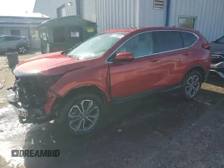 2022 Honda CR-V EX-L with VIN 2HKRW2H82NH610567, listed as a Copart auction lot 54139655 with 30,208 mi miles and Salvage Title. Bid and sale history available at carsss.com. Image 1.