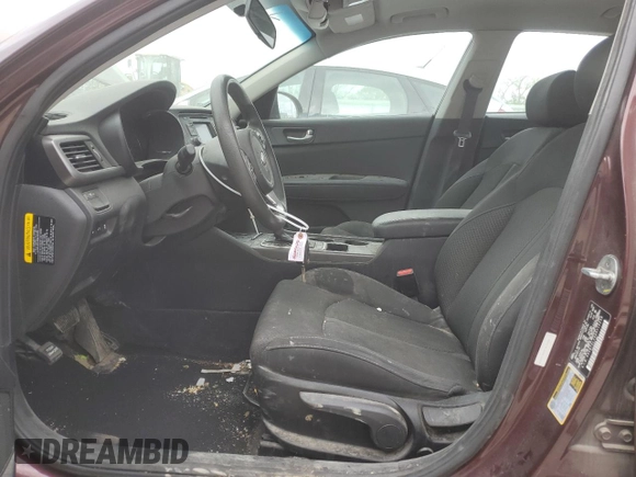 2016 Kia Optima LX with VIN 5XXGT4L35GG112238, listed as a Copart auction lot 50871945 with 155,823 mi miles and Salvage Title. Bid and sale history available at carsss.com. Image 7.