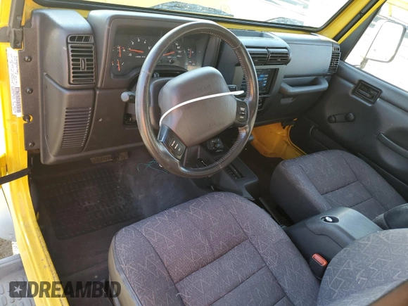 2002 Jeep Wrangler Sport with VIN 1J4FA49S52P750310, listed as a Copart auction lot 50815255 with 188,364 mi miles and Salvage Title. Bid and sale history available at carsss.com. Image 8.