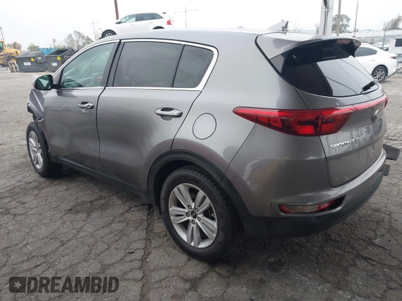 2017 Kia Sportage LX with VIN KNDPM3ACXH7283412, listed as a IAAI auction lot 41896463 with 58,473 mi miles and . Bid and sale history available at carsss.com. Image 3.