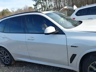 2023 BMW X5 xDrive45e with VIN 5UXTA6C06P9P51357, listed as a IAAI auction lot 41396257 with 43,878 mi miles. Bid and sale history available at carsss.com. Image 13.
