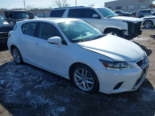 2014 Lexus CT 200h with VIN JTHKD5BHXE2195743, listed as a IAAI auction lot 41514301 with 136,631 mi miles and . Bid and sale history available at DreamBid. Image 1.