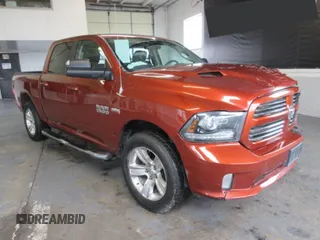 2013 Ram 1500 Sport with VIN 1C6RR7MT4DS614058, listed as a Copart auction lot 74270334 with 102,728 mi miles and Salvage title. Bid and sale history available at DreamBid. Image 1.