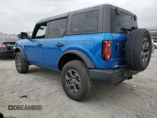 2023 Ford Bronco with VIN 1FMEE5BP5PLB60216, listed as a Copart auction lot 53698025 with 19,719 mi miles and Salvage title. Bid and sale history available at DreamBid. Image 2.