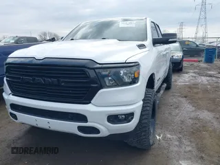 2021 Ram 1500 Big Horn with VIN 1C6RRFBG1MN720594, listed as a IAAI auction lot 41683893 with 75,743 mi miles. Bid and sale history available at carsss.com. Image 17.